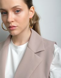 Серьги-кольца Declass 5.5cm G